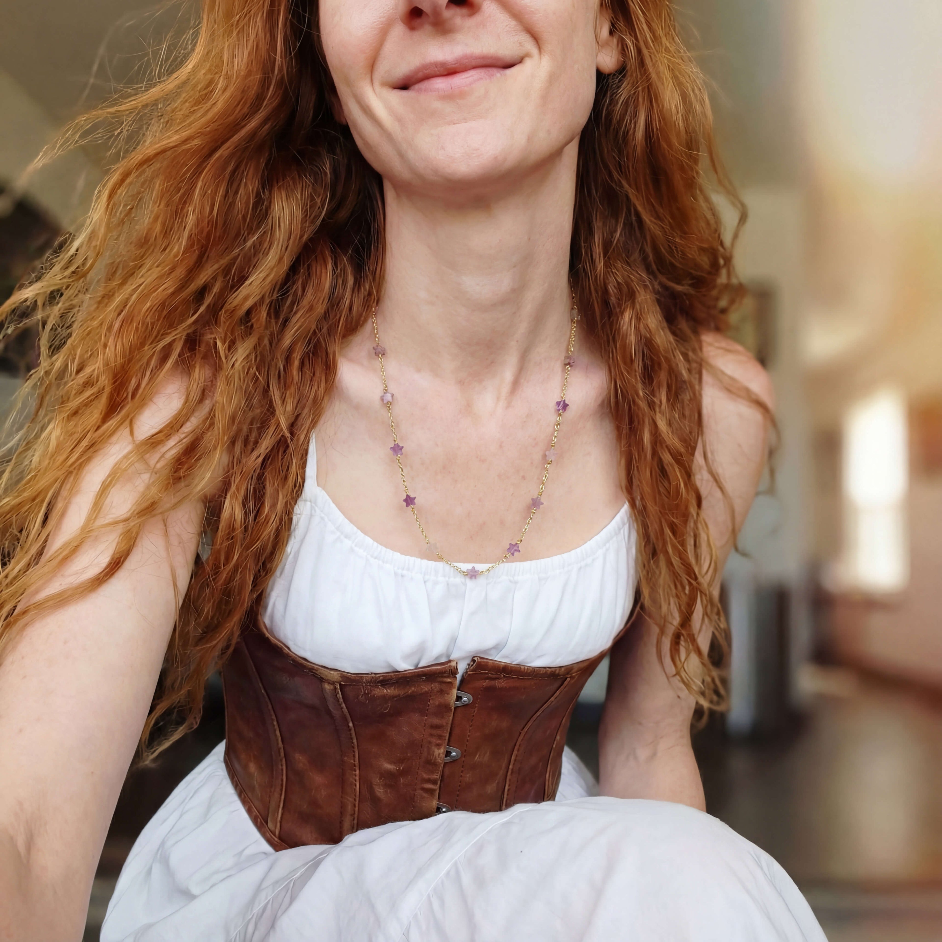 Amethyst Star Necklace