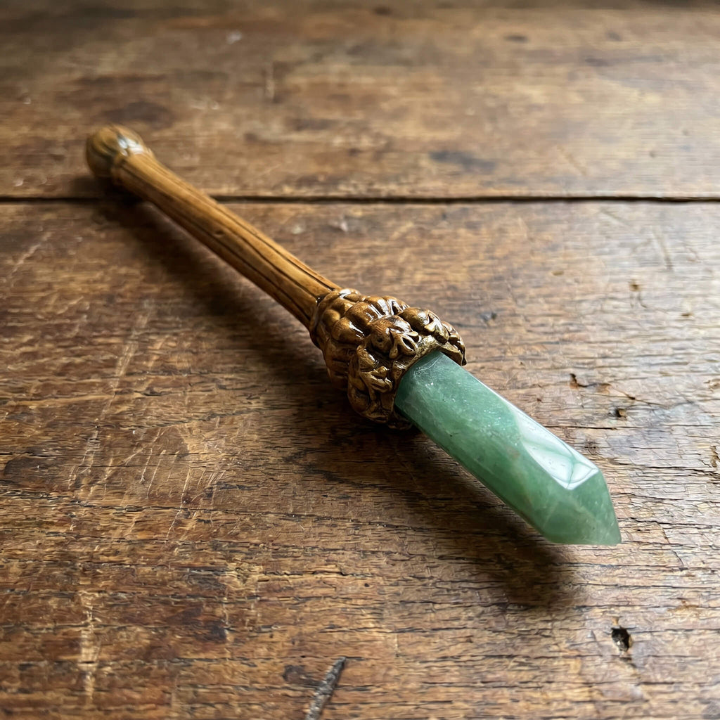 Green Aventurine Wand with Copper Core