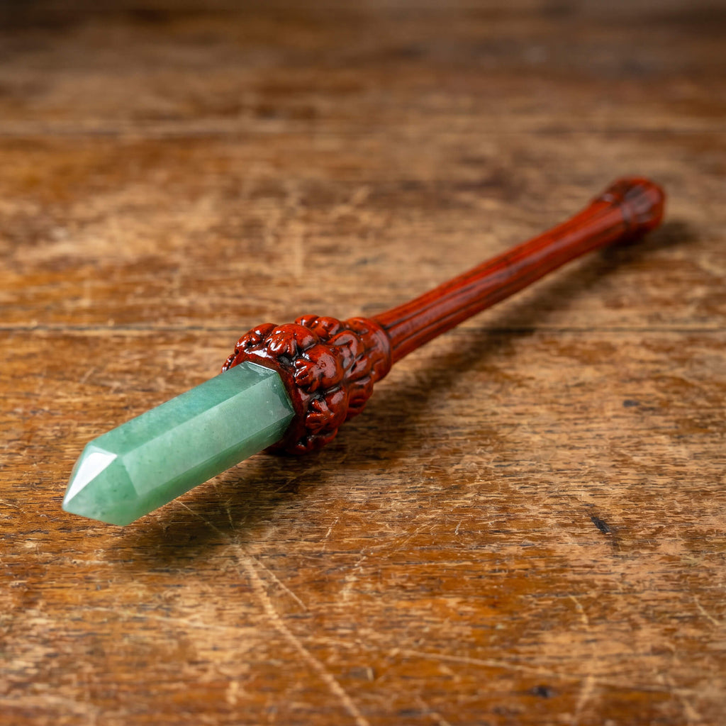 Green Aventurine Wand with Copper Core