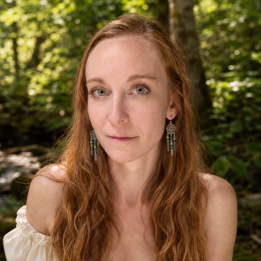 Fancy Jasper Dreamcatcher Earrings