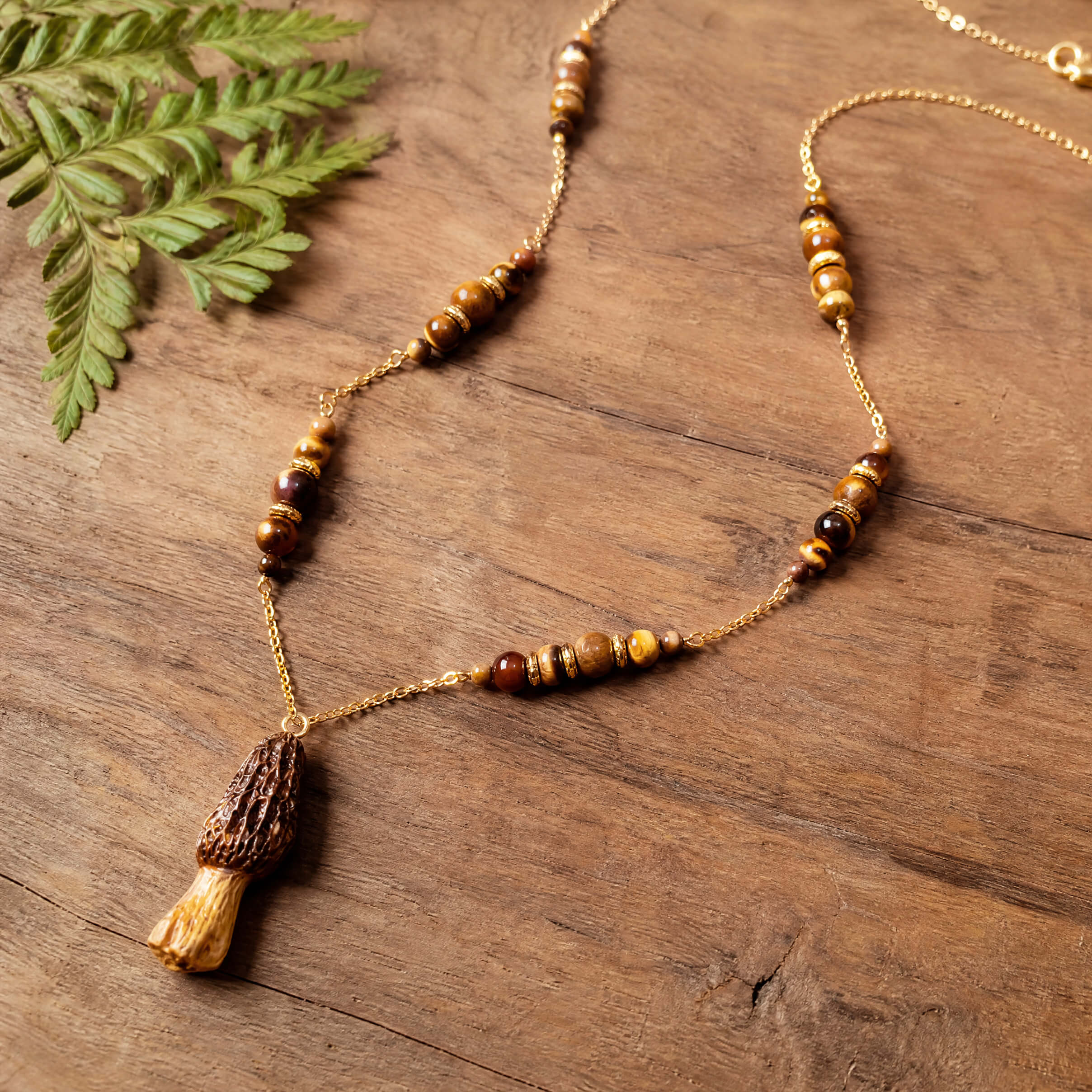 mushroom gift necklace