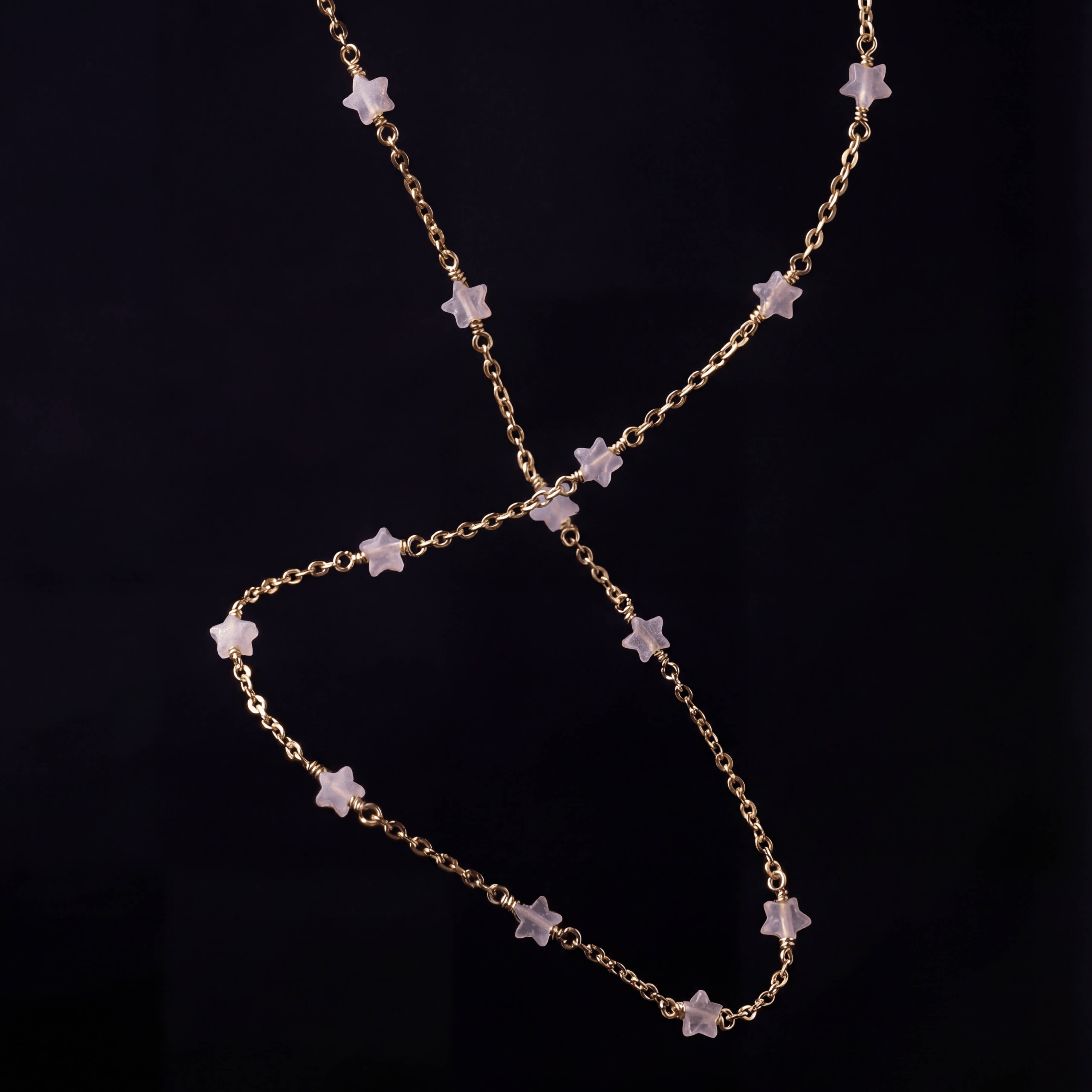 Rose Quartz Star Necklace
