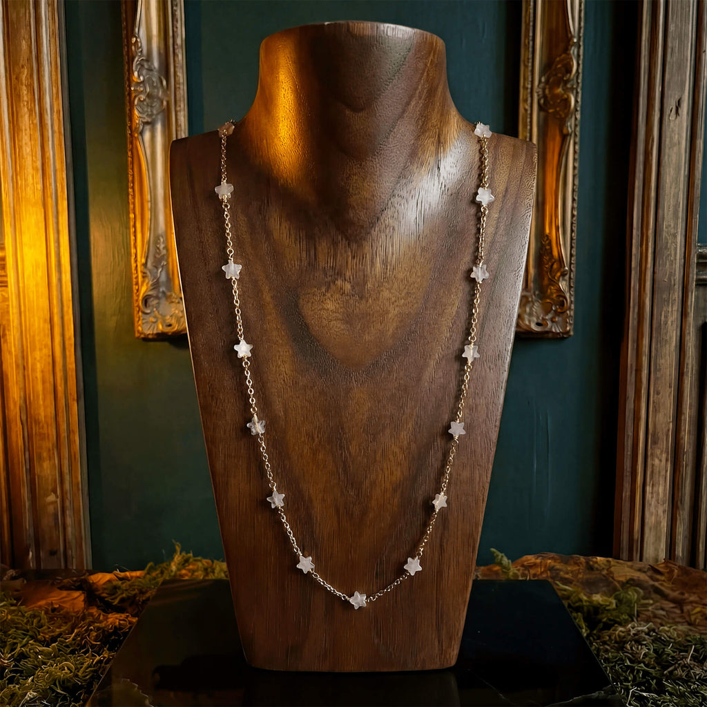 Rose Quartz Star Necklace