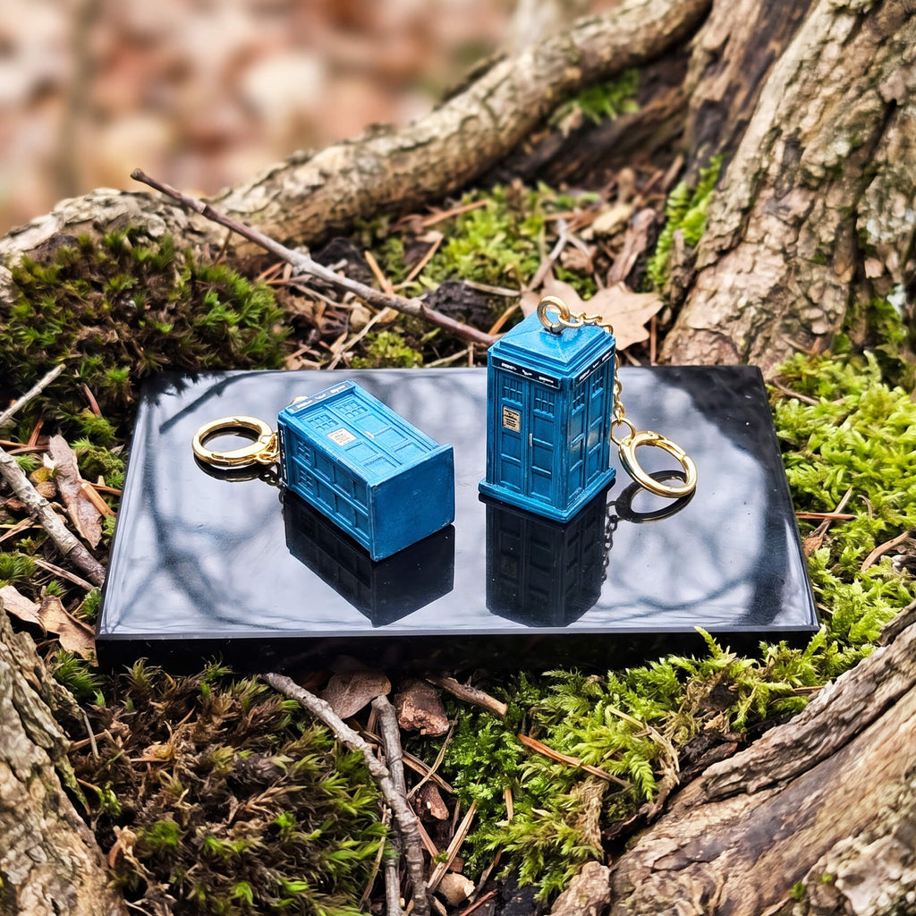 Whovian Blue Box Earrings